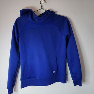 UNDER ARMOUR Hoodie Sweatshirt XStorm  & Loose T-shirt Blue Red Cold Gear  XS